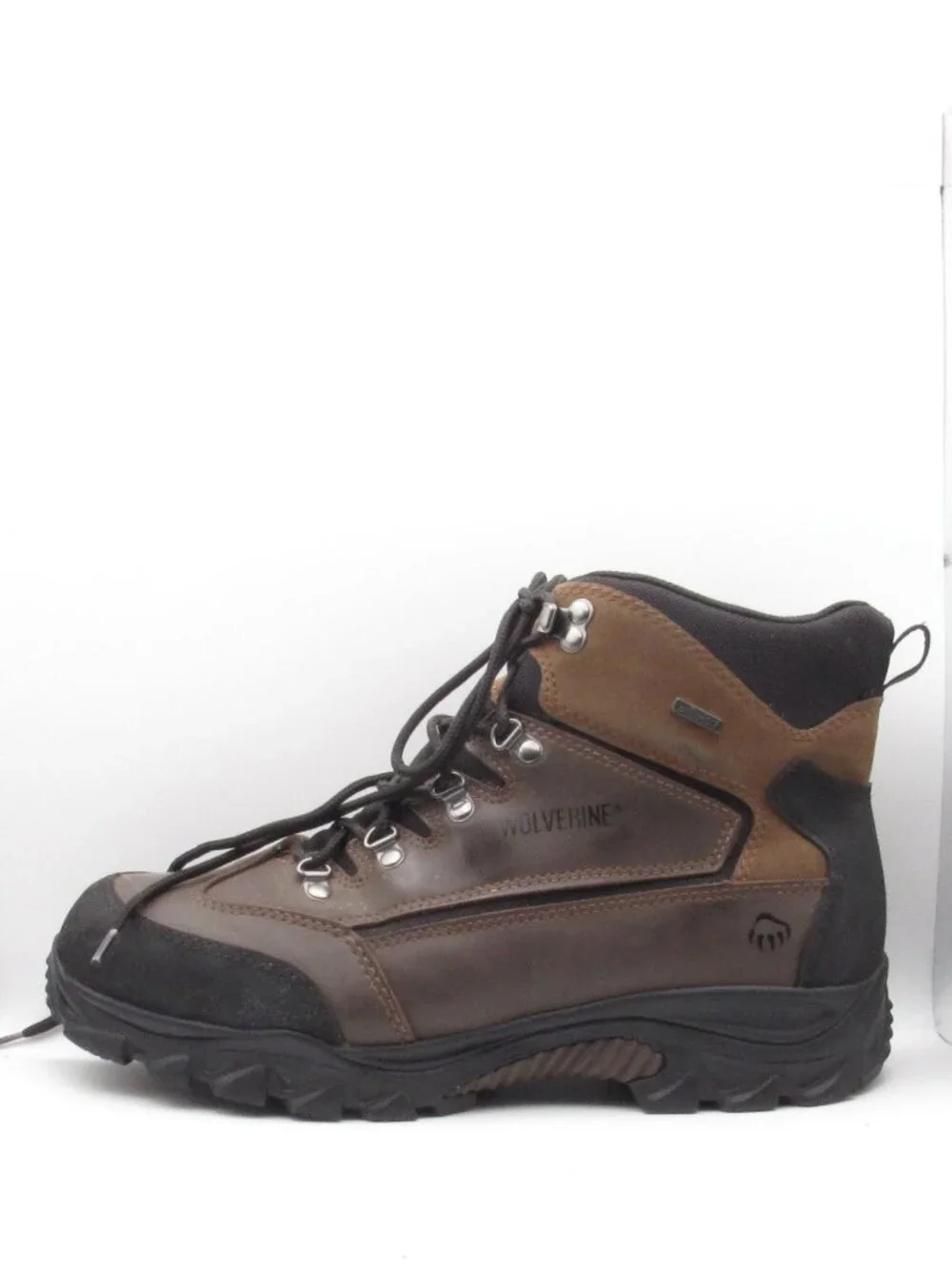 Wolverine Brown & Black Men's Spencer Waterproof Hiking Boots Size 11 Extra Wide